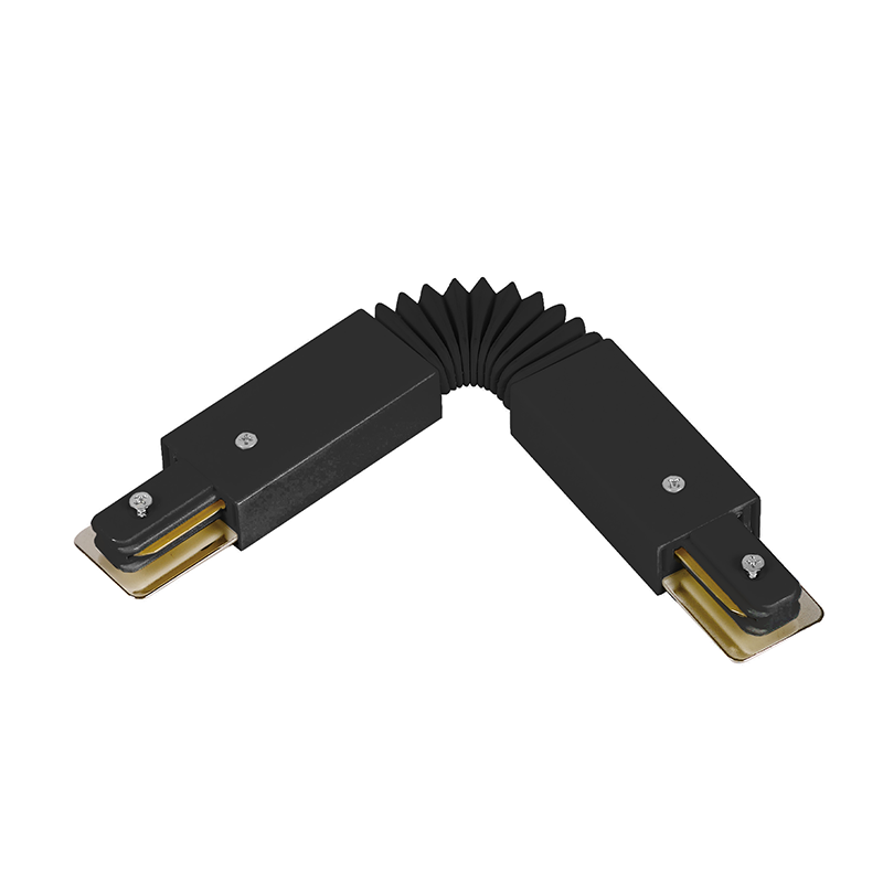 1-FASE RAIL - FLEXIBELE CONNECTOR - ZWART - Outledtl.nl